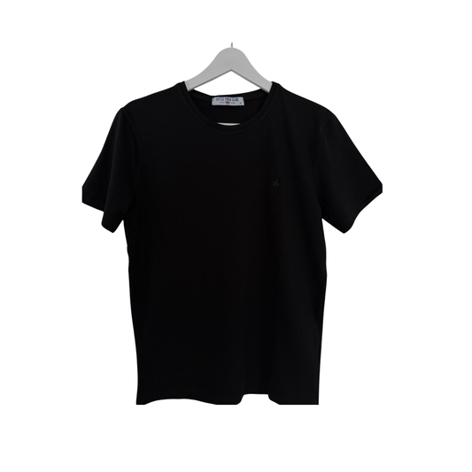 Erkek Siyah Basic T-shirt – Slim Fit